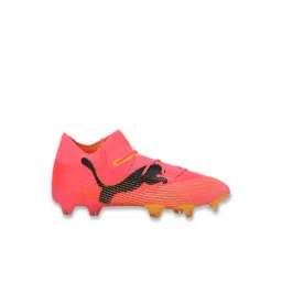 Puma Women's Sunset Glow, Black & Sun Stream FUTURE 7 ULTIMATE FG/AG Football Shoes