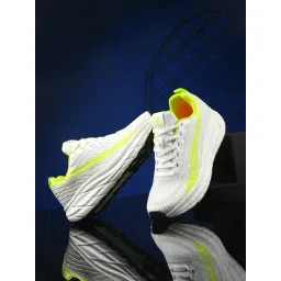 OFF LIMITS Men's SPRINTER White & Lime Punch Running Shoes