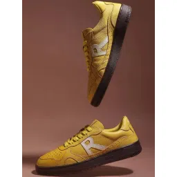Rare Rabbit Men's Yellow Sneakers