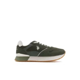 U.S. Polo Assn. Men's Green Casual Sneakers