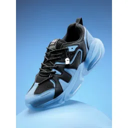 The Souled Store Men's Urban Blaze Blue Casual Sneakers