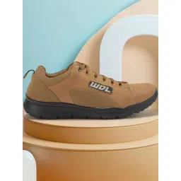 Woodland Men's Camel Casual Sneakers