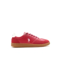 U.S. Polo Assn. Men's Red Casual Sneakers