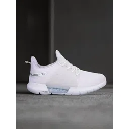 Campus Men White Mesh Running Shoes