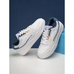 Red Tape Men Colourblocked PU Sneakers