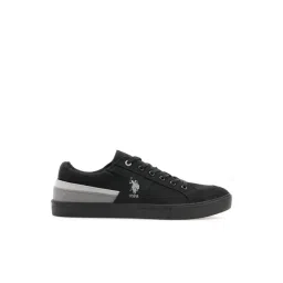 U.S. Polo Assn. Men's Black Casual Sneakers