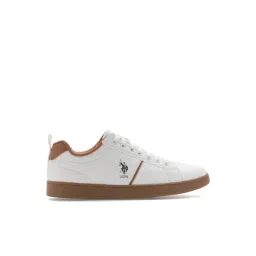 U.S. Polo Assn. Men's Off White Casual Sneakers