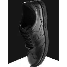 Rare Rabbit Men's Black Sneakers