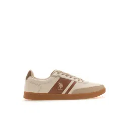 U.S. Polo Assn. Men's Beige Casual Sneakers