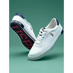 U.S. Polo Assn. Men's MOORE 5.0 Off White Sneakers