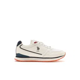 U.S. Polo Assn. Men's White Casual Sneakers