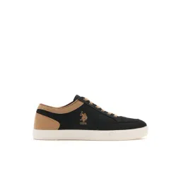 U.S. Polo Assn. Men's Black Casual Sneakers