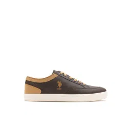 U.S. Polo Assn. Men's Brown Casual Sneakers