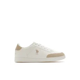 U.S. Polo Assn. Men's Off White Casual Sneakers
