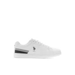 U.S. Polo Assn. Men's White Casual Sneakers