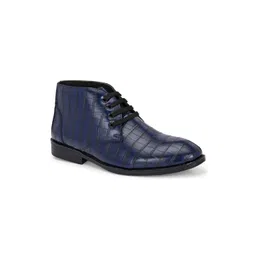 glitchez Men Round Toe Regular Boots