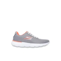 Skechers Women's GO RUN 400 - ACTION Grey Coral Running Shoes