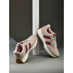 Campus Men's BRISK Beige Running Shoes