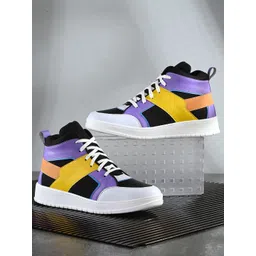 HERE&NOW Men Mid-Top Lace-Ups Sneakers