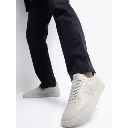 Rare Rabbit Men's Off White Sneakers