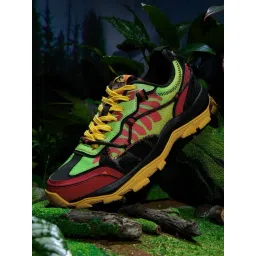 The Souled Store Men's Jurassic Park Green Casual Sneakers