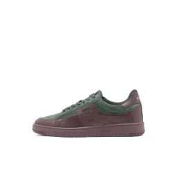 Rare Rabbit Men's Brown & Green Sneakers