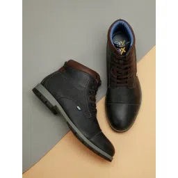 ID Men's Charcoal Black Casual Boots