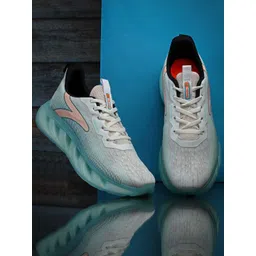 Action Men Lace-Ups Mesh Running Non-Marking Shoes