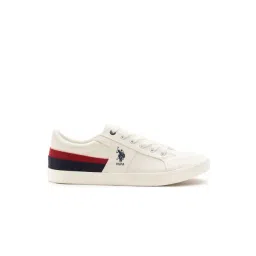 U.S. Polo Assn. Men's CLARKIN 6.0 Off White Casual Sneakers