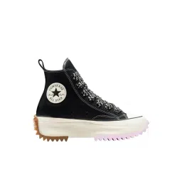 Converse Unisex Run Star Hike Platform Canvas High Top Black Sneakers