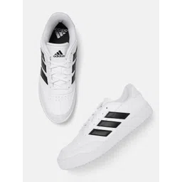 ADIDAS Men Courtblock IKD Leather Tennis Shoes