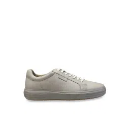 Woodland Men's Dove White Casual Sneakers