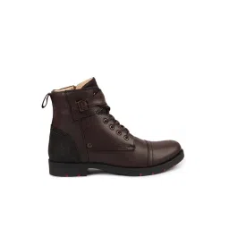 Fausto Men's Brown Biker Boots