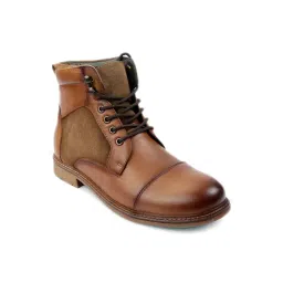 Shences Tan Derby Boots