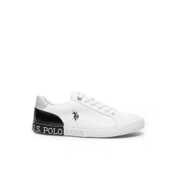 U.S. Polo Assn. Men's PLANAL 2.0 Black & White Sneakers