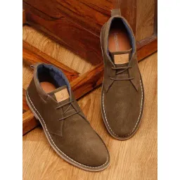 Louis Stitch Men's Olive Chukka Boots