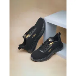 Asian Men's RAFTAAR-18 Black Running Shoes