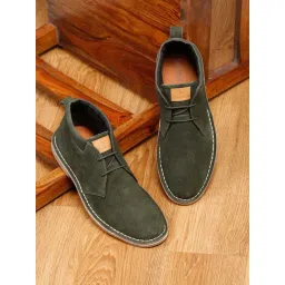 Louis Stitch Men's Seaweed Green Chukka Boots