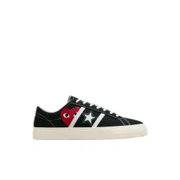 Converse Men's Comme DES Garcons Play One Star Academy Pro Low Top Black Sneakers