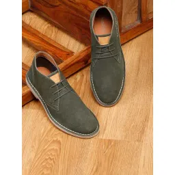 Louis Stitch Men's Seaweed Green Chukka Boots