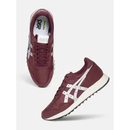 ASICS Men Brand Logo Textured Tiger Runner II Everyday Sneakers