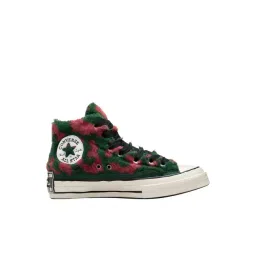 Converse Unisex Chuck 70 Luxe Plush High Top Green Sneakers