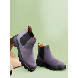 Killer Men Slip On Flatform Heel Chelsea Boots
