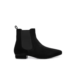 Carlo Romano Women's Black Chelsea Boots