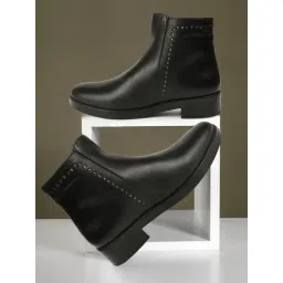 Elle Women's Black Casual Booties