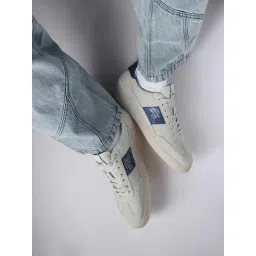 Rare Rabbit Men's Off White Sneakers