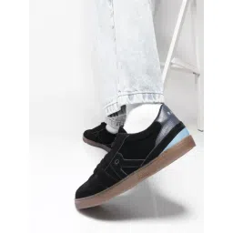 Rare Rabbit Men's Black Sneakers