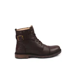 Fausto Men's Brown Biker Boots