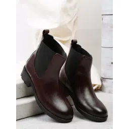 Teakwood Leathers Men's Cherry Chelsea Boots