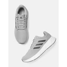 ADIDAS Men Grey Woven Design Galaxy Q Running Shoes